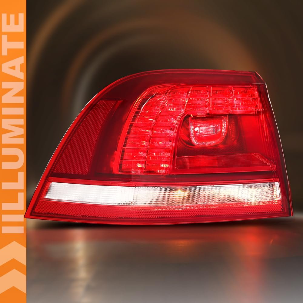 Led Tail Light Left Side For Vw Touareg 2013 2014 2015 2016 Outer Rear Brake Lamp Red Part Number 7p6945207a Vw2804122