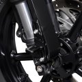 M8 Adjustable Universal Auxiliary Light Bracket For Motorcycle 60 To 105mm Bolt Spacing Aluminum Fender Mount With M5 And M6