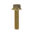 Multi Purpose Bolts Steel Grade 8 Flange Hex Head Medium Thread Yellow Zinc Finish 0 55 In Tool Size 16 Tpi 