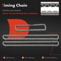 A-premium Engine Timing Chain Kit Fits Sohc 6cyl 3 7l Compatible With Dodge Dakota Durango Nitro Ram 1500 Jeep Commander Grand