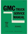1971 Gmc 1500-3500 Truck Shop Service Repair Manual Engine Drivetrain Electrical 