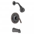 Glacier Bay Builders 1-handle 1-spray Tub And Shower Faucet In Bronze 