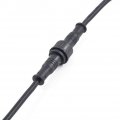 5 Pairs 4 Pin Led Electrical Connectors Waterproof Ip65 Extension Cable 0 2mm2 20cm Male And Female 15mm Nut 220v 3a For Lights