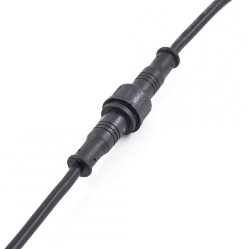 5 Pairs 4 Pin Led Electrical Connectors Waterproof Ip65 Extension Cable 0 2mm2 20cm Male And Female 15mm Nut 220v 3a For Lights