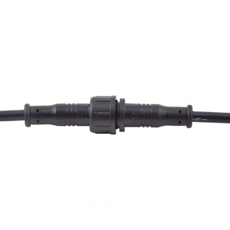 5 Pairs 4 Pin Led Electrical Connectors Waterproof Ip65 Extension Cable 0 2mm2 20cm Male And Female 15mm Nut 220v 3a For Lights