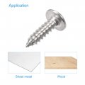 Uxcell Phillips Head Self Tapping Screws 6 X 1 2 304 Stainless Steel Wood Sheet Metal Screw 100pcs