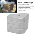 Pontoon Boat Aluminum Deck Corner Caps For Rounded Height 3-1 8in To 3-3 16inp To