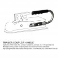 Grab Handle Galvanized Steel Rubber Trailer Coupler Lift Tongue For Rv Caravan Boat