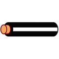 Black 18 Gauge Wire With White Stripe 20 Feet 