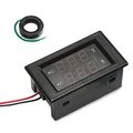 Drok 0 39a A Led 2in1 Multimeter Ac500v 200a Voltmeter Ammeter Ac Volts Meter Panel Gauge With Current Transformer Two-wires 