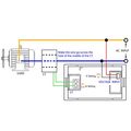 Drok 0 39a A Led 2in1 Multimeter Ac500v 200a Voltmeter Ammeter Ac Volts Meter Panel Gauge With Current Transformer Two-wires