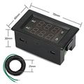 Drok 0 39a A Led 2in1 Multimeter Ac500v 200a Voltmeter Ammeter Ac Volts Meter Panel Gauge With Current Transformer Two-wires