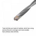Uxcell 5mm Cutting Dia Cemented Carbide Twist Extra Long Drill Bit With Round Straight Shank For Hardened Steel Stainless 150mm
