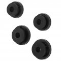572312 Lower Upper Rubber Black Anti Shaking Grommets 4pcs Radiator Mount Bushing For Car