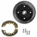 Caltric Rear Brake Hub With Shoes And Studs Compatible Kawasaki Mule 3010 Diesel 4x4 Kaf950b 20003 2004 2005-2008