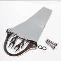 Semt- Motorcycle Chrome Flame Drive Shaft Cover Compatible With 1998-2015 V-star 650 Classic Custom 1998-2009 1100 B074mk71g3
