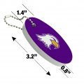 Graphics More Ashland University Primary Logo Floating Keychain Oval Foam Fishing Boat Buoy Key Float
