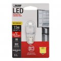 Feit Electric Bpt7n Su Led Non-dimmable Led Bulb 15 W 120 Vac E17 Intermediate Base Warm 80 Lumens White