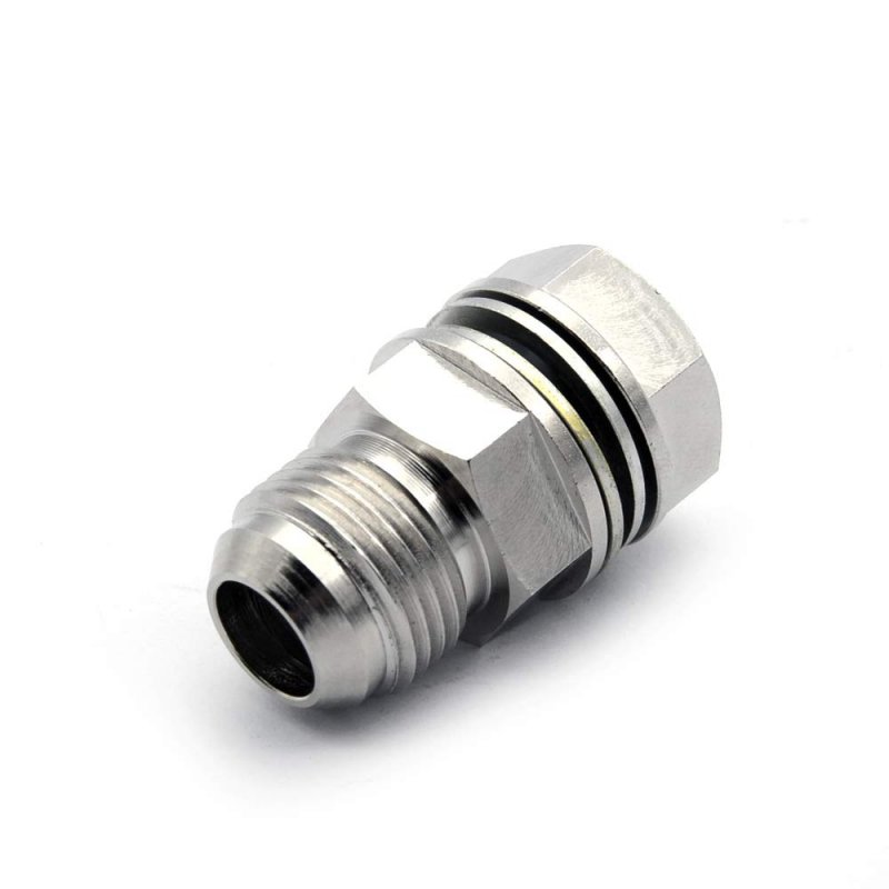 Kinugawa Turbo Oil Pan Return Drain Plug Adapter Fitting 10an No Welding Steel