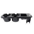 Newyall Carbon Fiber Center Console Drink Cup Holder Coin Storing Box