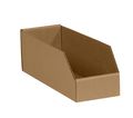 Aviditi Corrugated Cardboard Storage Bins 4 X 9 1 2 Kraft Pack Of 50 For Warehouse Garage And Home Organization 