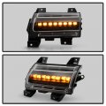 Acanii For 2018-2022 Jeep Wrangler Sport S Amber Full Led Parking Lights Sequentia Turn Signal Lamps Left Right
