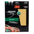3m 5 9x11 180 Grit Gold Fre-cut Sand Paper Sheets 32545 