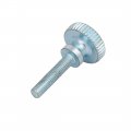 Uxcell M3x14mm Carbon Steel Flat Knurled Head Fully Threaded Thumb Screw Bolt 15pcs