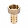 Uxcell Brass Barb Hose Fitting Connector Adapter 19mm Barbed X G3 4 Female Pipe With 16-25mm Clamp 2set