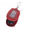 Linscraft Universal Premium Car Key Fob Case Leather Cover Protector Holder For Remote Burgundy 