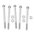 622-4500 Stainless Steel 16-18 In Rh Thread 4 500 Uhl 6 Point Bolt With 3 8 Socket And Washer Set Of 5 