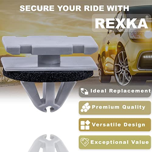 Rexka 40pcs Rocker Wheel Flare Moulding Clips For Jeep Grand Cherokee Compass 68172491aa 68271803aa 68395627aa Gm 11571175