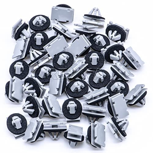 Rexka 40pcs Rocker Wheel Flare Moulding Clips For Jeep Grand Cherokee Compass 68172491aa 68271803aa 68395627aa Gm 11571175