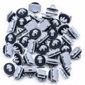 Rexka 40pcs Rocker Wheel Flare Moulding Clips For Jeep Grand Cherokee Compass 68172491aa 68271803aa 68395627aa Gm 11571175