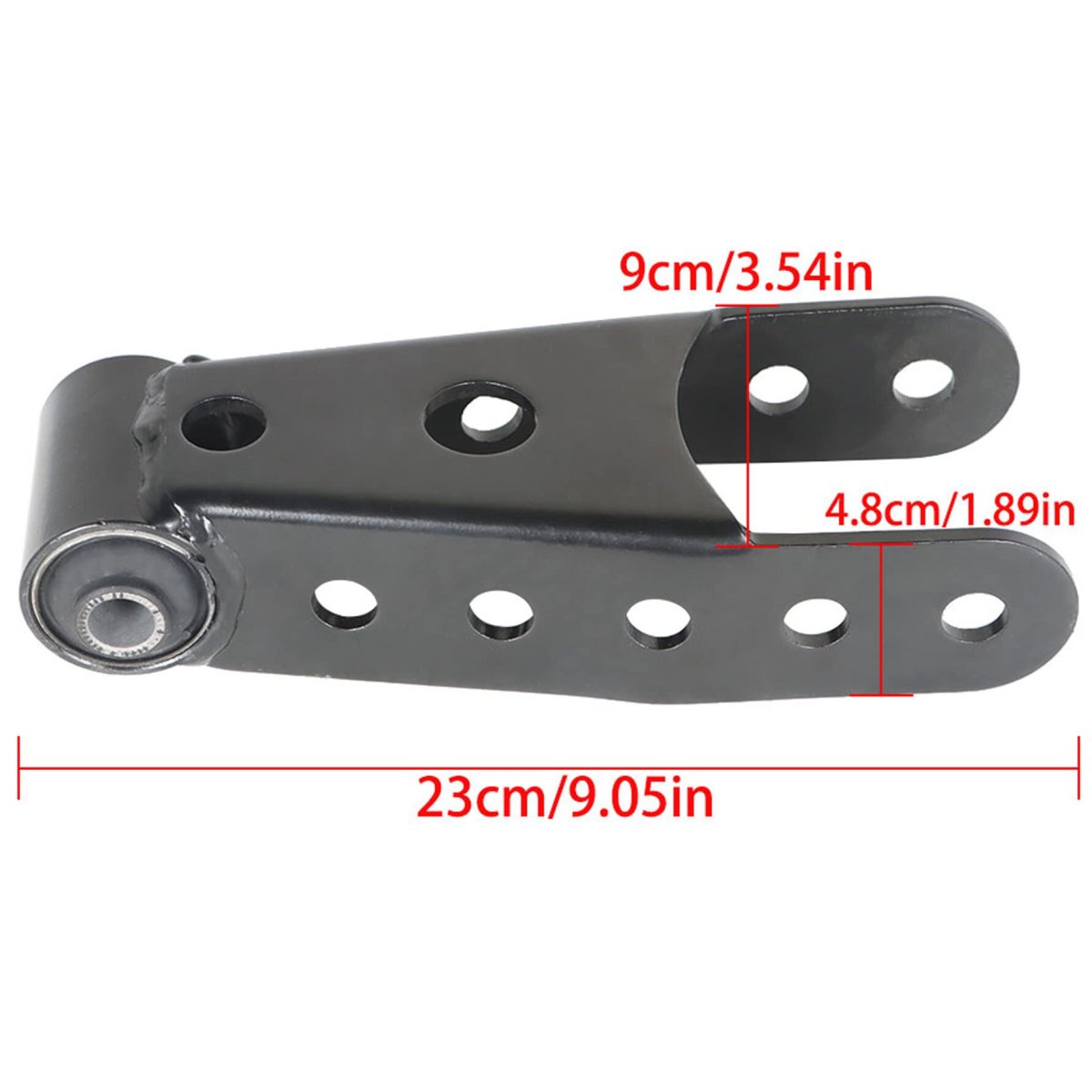 2pcs 6400 Rear Lowering Shackle Kit For Silverado 1500 Sierra Tahoe Yukon C1500 C2500 1 To 2 In Drop Leaf Spring Suspension