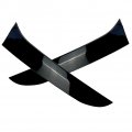 Newsmarts Car Accessories Rear Window Spoiler Side Wing Trim Cover For Golf 6 Mk6 Variant Wagon