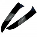 Newsmarts Car Accessories Rear Window Spoiler Side Wing Trim Cover For Golf 6 Mk6 Variant Wagon