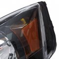 Ecotric Driver Side Headlights Compatible With 2011-2020 Dodge Grand Caravan 08-16 Chrysler Town Country Black Housing