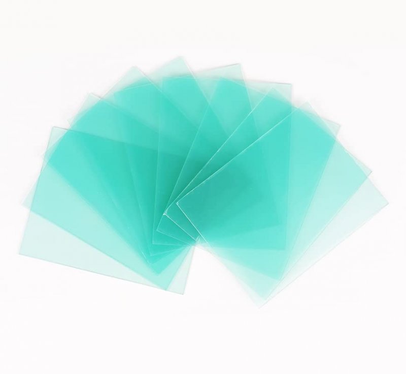 10 Piece Welding Helmet Replacement Lens Filter Cover 4 5 Inx3 54 In For Mask