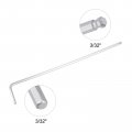Uxcell 3 32 Ball End Hex Key Wrench L Shaped Long Arm 40cr Repairing Tool Sae 2 Pcs