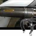 Exhaust Muffler Clamp Stainless Steel Motorcycle Hexagons Silencer Brackets Clamp Universal Hanger