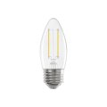 Reveal Hd Led B11 Candelabra Bulbs 40w Replacement 8 Pack Dimmable Pure White 2950 Kelvin E26 Medium Base 300 Lumens Clear 