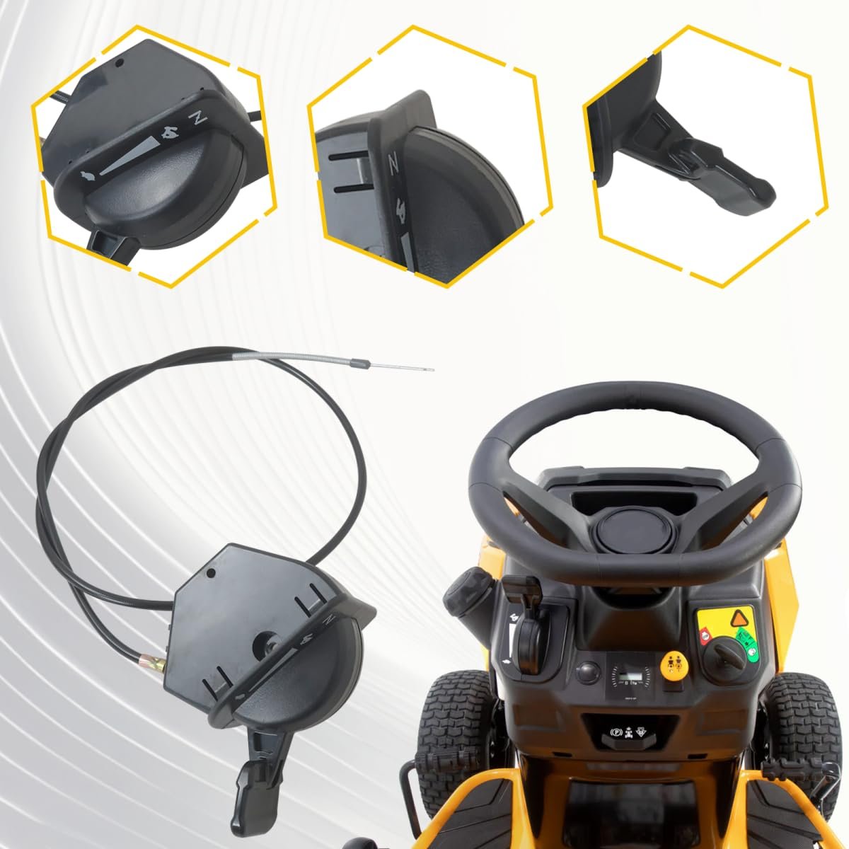 94605098c Throttle Choke Cable 94605098 946-05098a B C For Col-umbia Mt-d Cub Ca-det Model Cgt-5426 14a7a3kw897