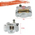 Brake Calipers With Pads Replacement For Arcticcat 250 375 400 300 454 500 1996-2002 0402-010 0402-011