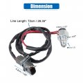X Autohaux Stop Lamp Switch Brake Light Replacement For Mitsubishi Montero Sport 2001-2003 Outlander 2011-2023 No Mn171296