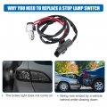 X Autohaux Stop Lamp Switch Brake Light Replacement For Mitsubishi Montero Sport 2001-2003 Outlander 2011-2023 No Mn171296