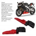 Motorcycle Front Foot Pegs Footrest Pedal Cnc Aluminium Alloy Replacement For Aprilia Rs660 Rsv4 Tuono 660 V4 1100 2pcs Red