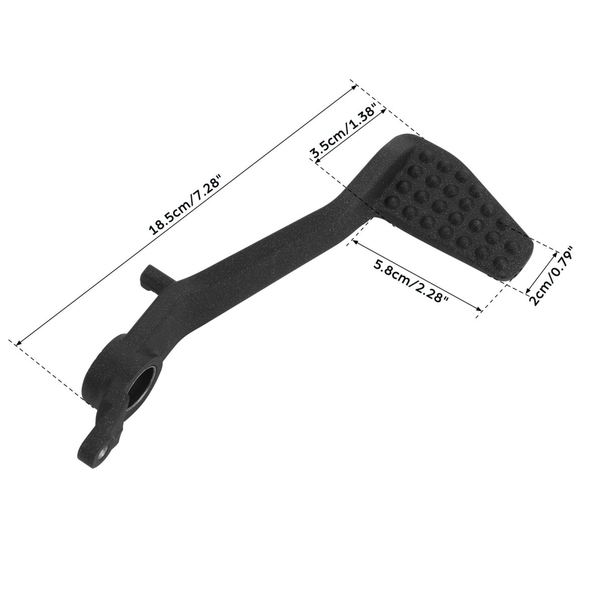 Aluminum Alloy Brake Arm Lever Pedal For Bmw R1300gs 2023 2024 2025 Frosted Texture Non Slip Black Finish