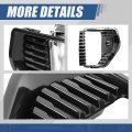 Auto Dynasty Full Led Front Bumper Driving Fog Light Lamps With Switch And Bezels Compatible Gmc Sierra 1500 19-22 Driver