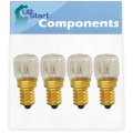 4-pack Light Bulb Replacement For Part Number Ap6009180 Oven Whirlpool